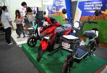 electric motorcycle at the Battery-Based Electric Vehicle