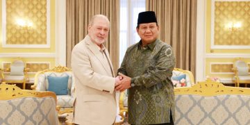 Prabowo Subianto met the King of Malaysia