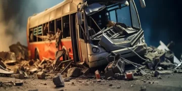 Bus Accident in Manado