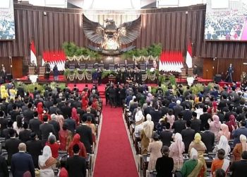 “Free Palestine!” Chanted During Inauguration of Prabowo as Presiden