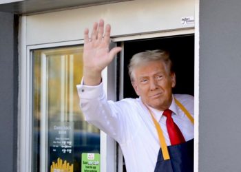 Trump McDonalds Stunt