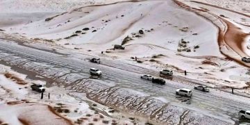 Saudi Arabia Snowfall