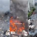 Massive Fire Engulfs Residential Area in Pasar Jiung, Central Jakarta