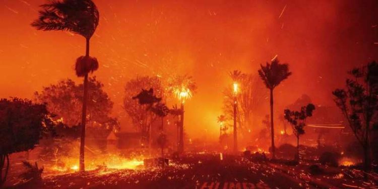 los angeles wildfire