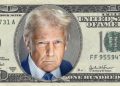 $100 bills Trump Face