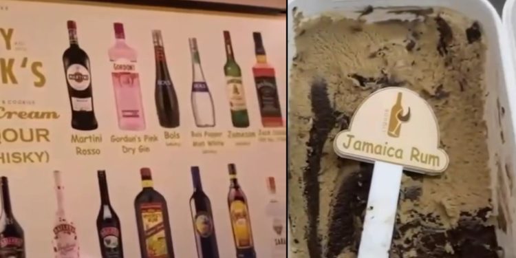 Alcohol Ice Cream