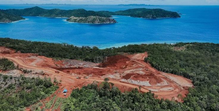 Mining in Raja Ampat