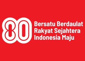 Indonesia 80th Independence Day Logo
