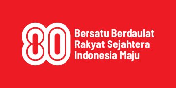Indonesia 80th Independence Day Logo